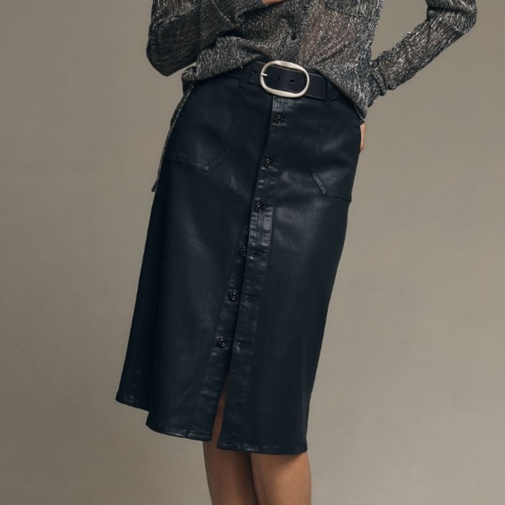 PAIGE Black Pencil Skirt